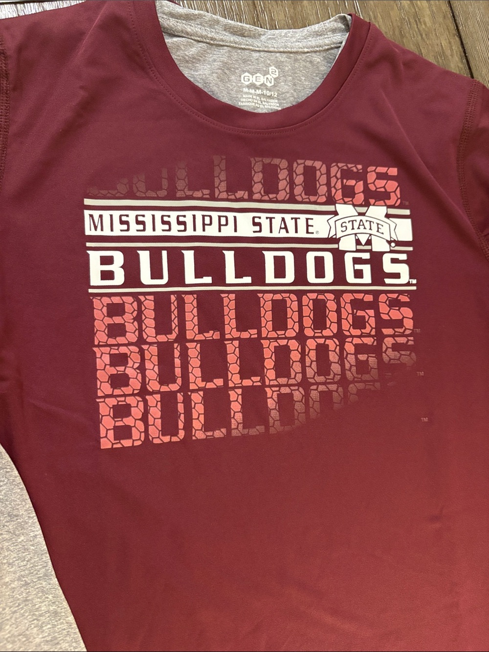 NWT Lot of 2x [Gen2] Mississippi State Bulldogs NCAA Shirts Pack Youth M or L - Picture 6 of 12